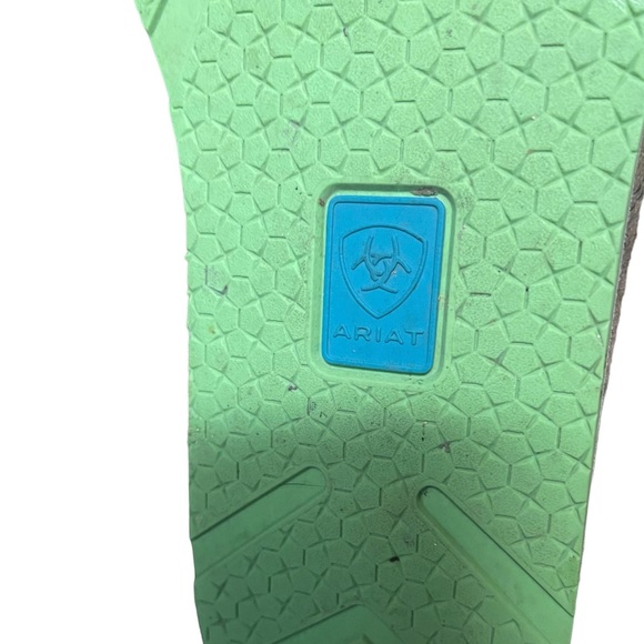 ARIAT Cruiser Brown Leather Suede Boat Loafers Shoes Women’s Size 9B - Picture 7 of 8